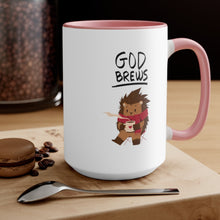 Load image into Gallery viewer, God Brews Hedgehog Accent Mug
