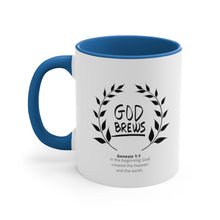 Load image into Gallery viewer, God Brews Accent Coffee Mug, 11oz
